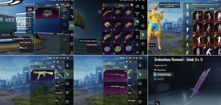 PGM553 Glacier M416 Lvl 4, Golok Lvl 4, Mythic Sets, RP A12/A14/A15 Maxed (G)